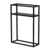 Metalowy stojący kwietnik LOFT KS-05 P Czarny
