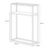 Metalowy stojący kwietnik LOFT KS-05 P Czarny